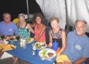 Dinner party on Cetacea with Vimy (Daryl & Deniz) & Liward (Steve & Lili).